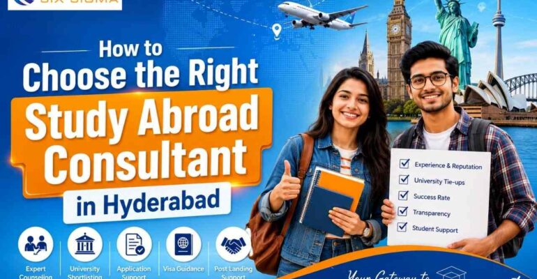 Right Study Abroad Consultant in Hyderabad